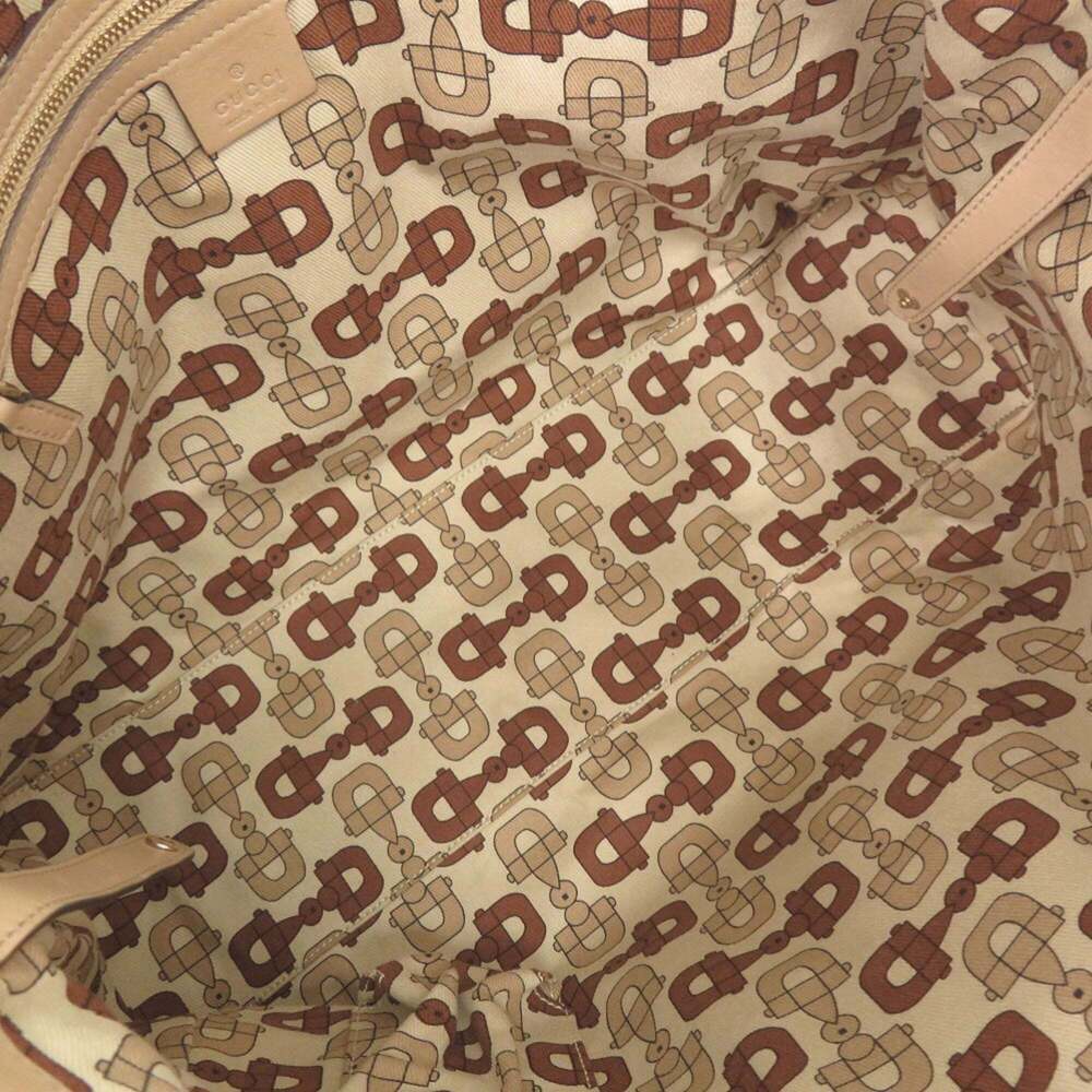GUCCI Cream Leather Tote Bag - Picture 6 of 10
